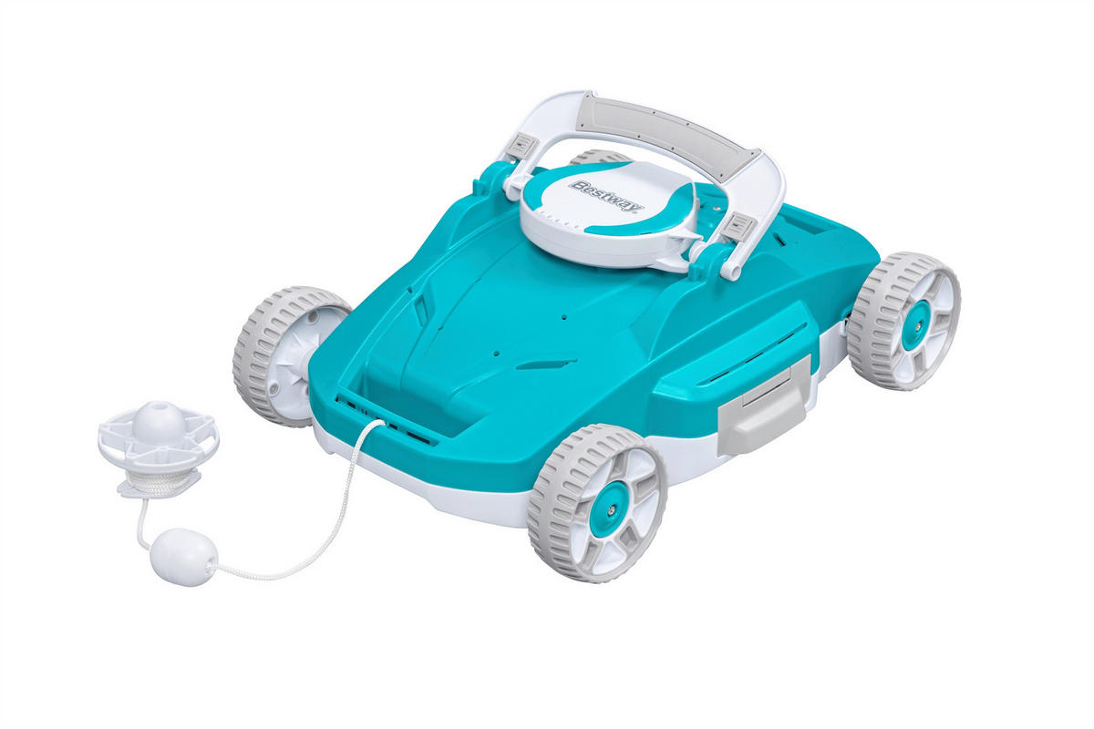 POOLROBOTER 58765 AQUATRONIX  - Grau/Grün, Basics, Kunststoff/Metall (44,5/32/16cm) - Bestway