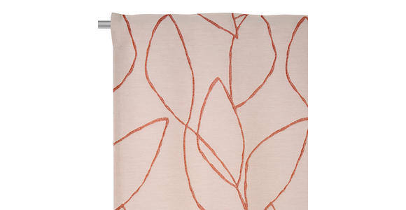 FERTIGVORHANG blickdicht - Kupferfarben, Design, Textil (140/255cm) - Novel