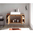 WASCHBECKENUNTERSCHRANK 105/48/40 cm  - Wildeiche, Basics, Holz (105/48/40cm) - Linea Natura