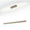 LED-HÄNGELEUCHTE    - Bronzefarben, Design, Metall (152cm) - GKS Knapstein