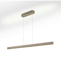 LED-HÄNGELEUCHTE    - Bronzefarben, Design, Metall (152cm) - GKS Knapstein