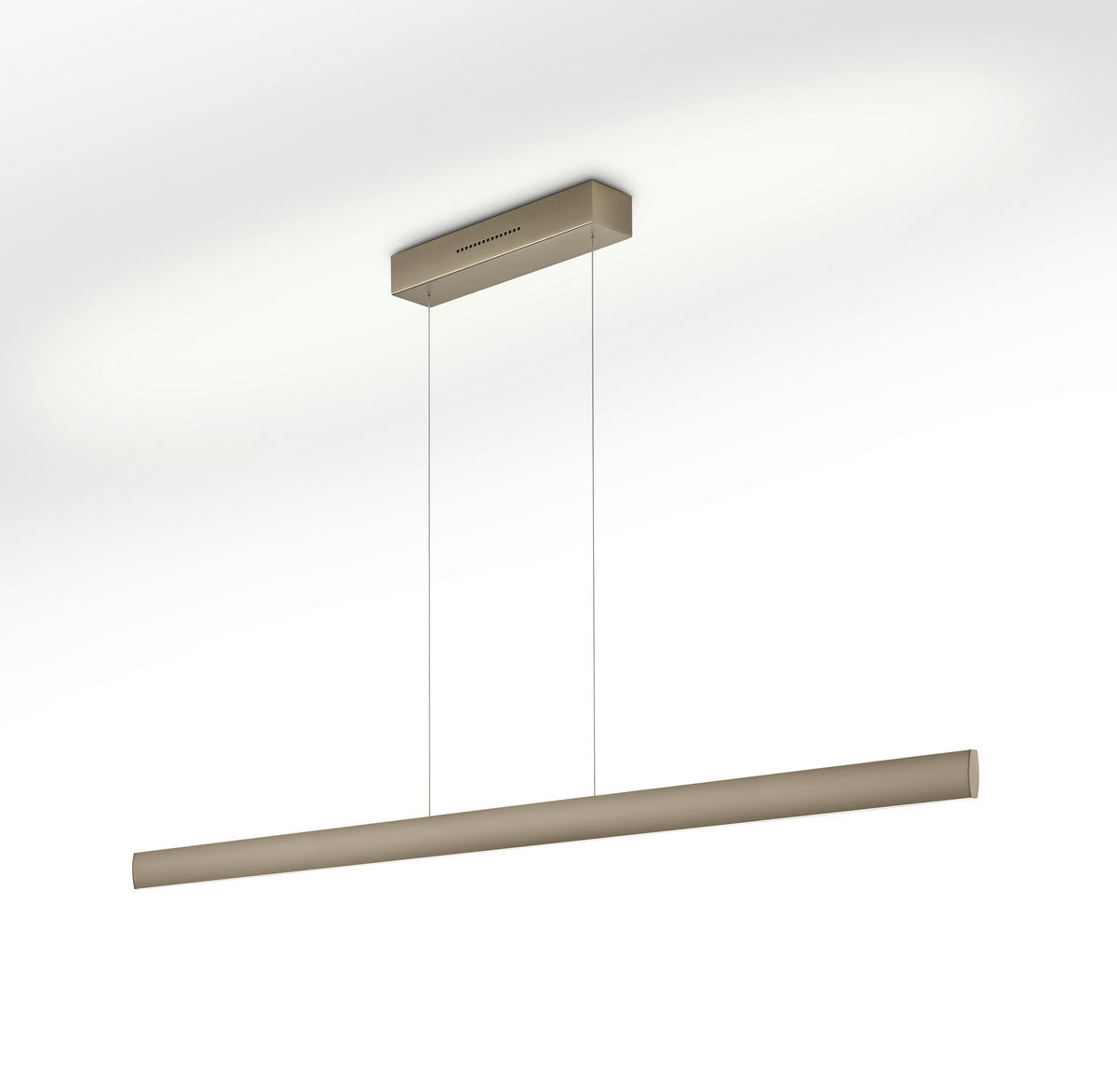 LED-HÄNGELEUCHTE    - Bronzefarben, Design, Metall (152cm) - GKS Knapstein