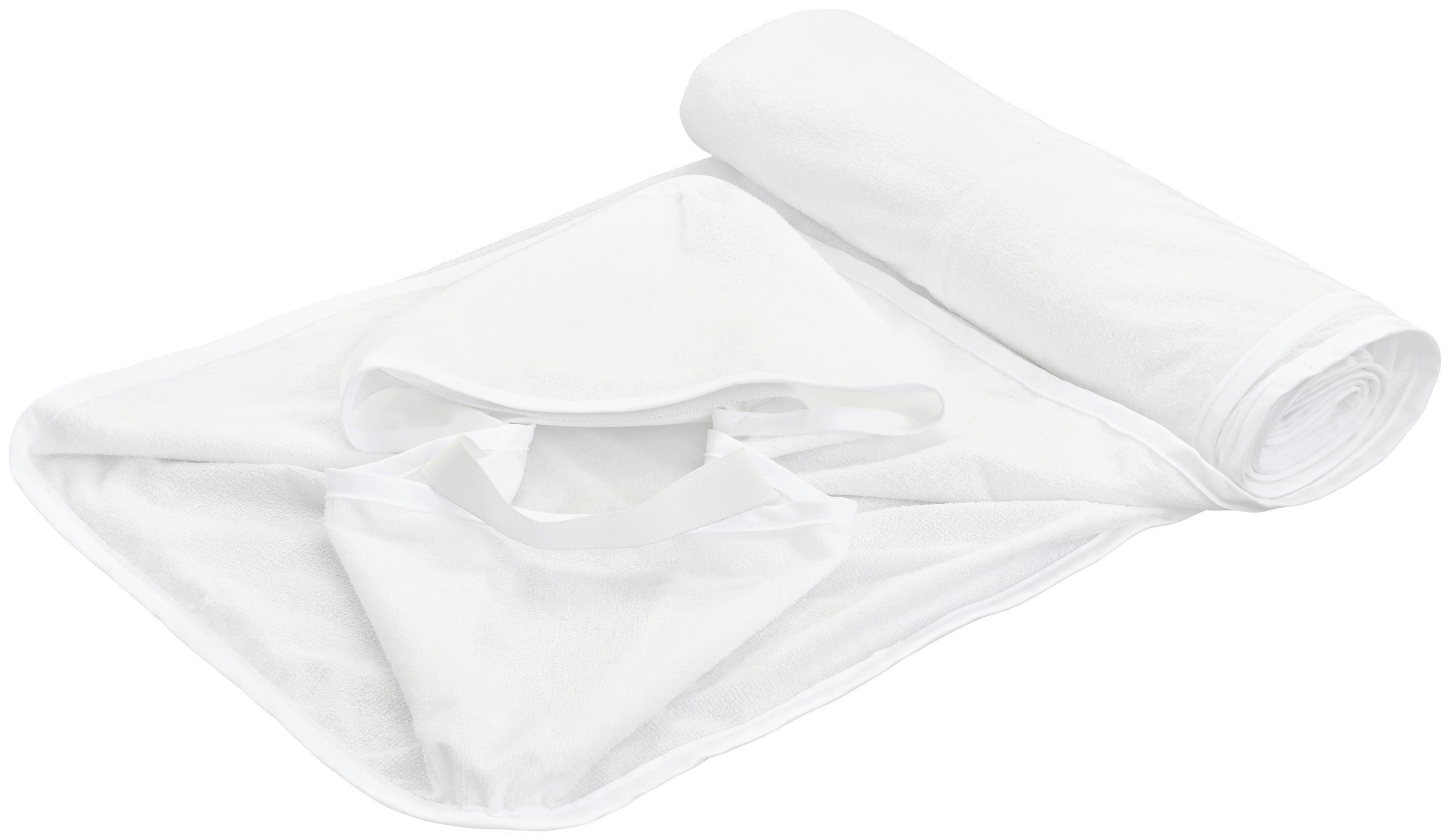 CHRÁNIČ MATRACE, 90/200 cm - bílá, Basics, textil (90/200cm) - Sleeptex