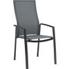 STAPELSESSEL Aluminium Anthrazit, Dunkelgrau  - Dunkelgrau/Anthrazit, Basics, Textil/Metall (58/109/70cm) - Stern
