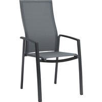 STAPELSESSEL Aluminium Anthrazit, Dunkelgrau  - Dunkelgrau/Anthrazit, Basics, Textil/Metall (58/109/70cm) - Stern