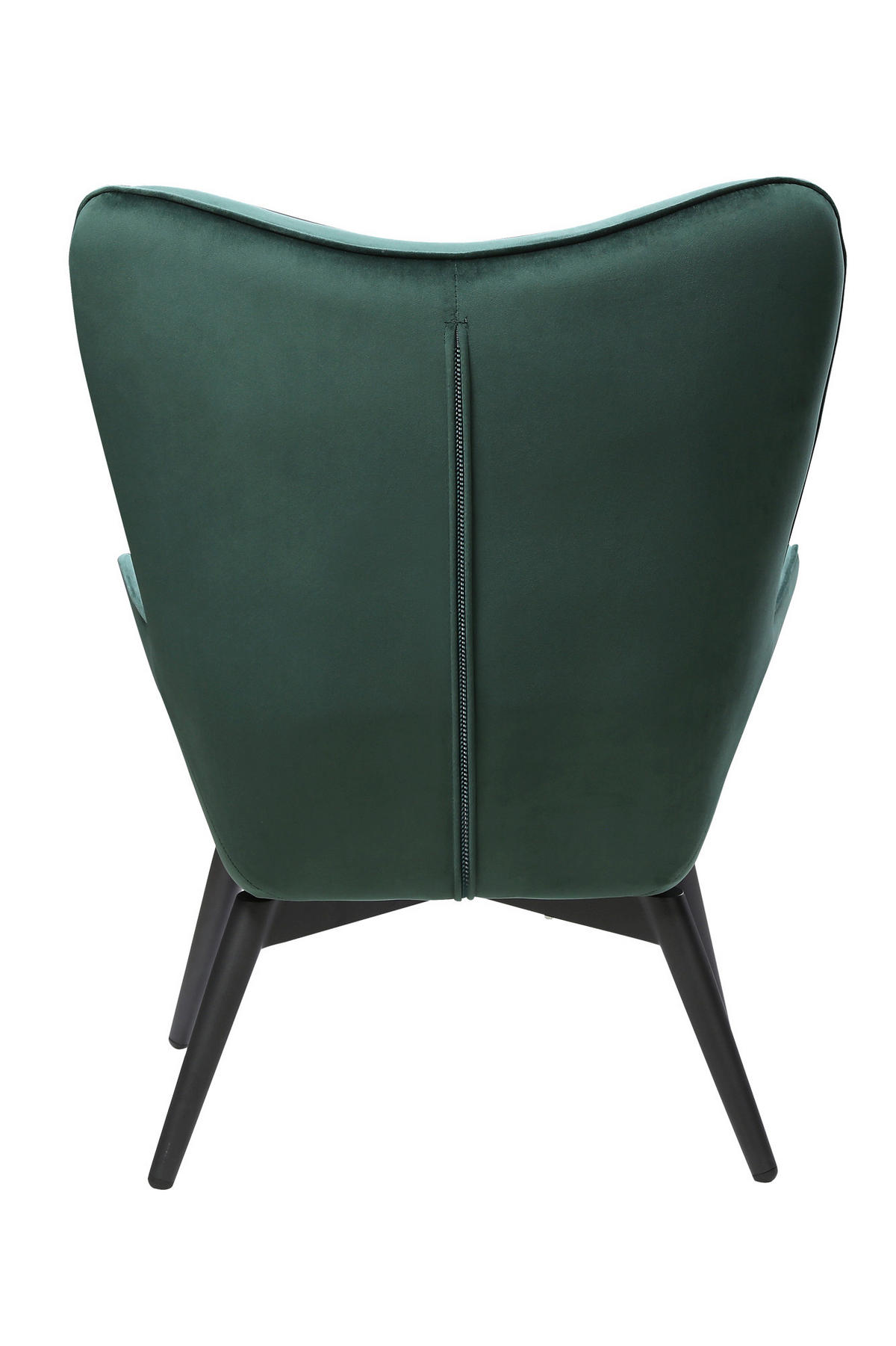 SESSEL in Samt Grün  - Schwarz/Grün, MODERN, Textil/Metall (80/92/99cm) - Livetastic