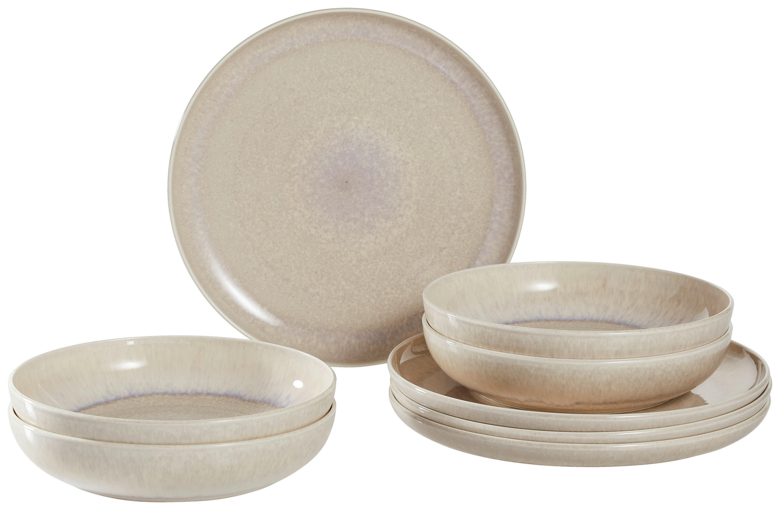 Like. By Villeroy & Boch Perlemor Home Set Da 2 Portauovo In Porcellana Premium, Colore Sabbia, 5,5 X 4,5 Cm, Fatto A Mano