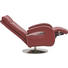 RELAXSESSEL Echtleder - Edelstahlfarben/Bordeaux, KONVENTIONELL, Leder/Metall (72/113/87cm) - VENDA
