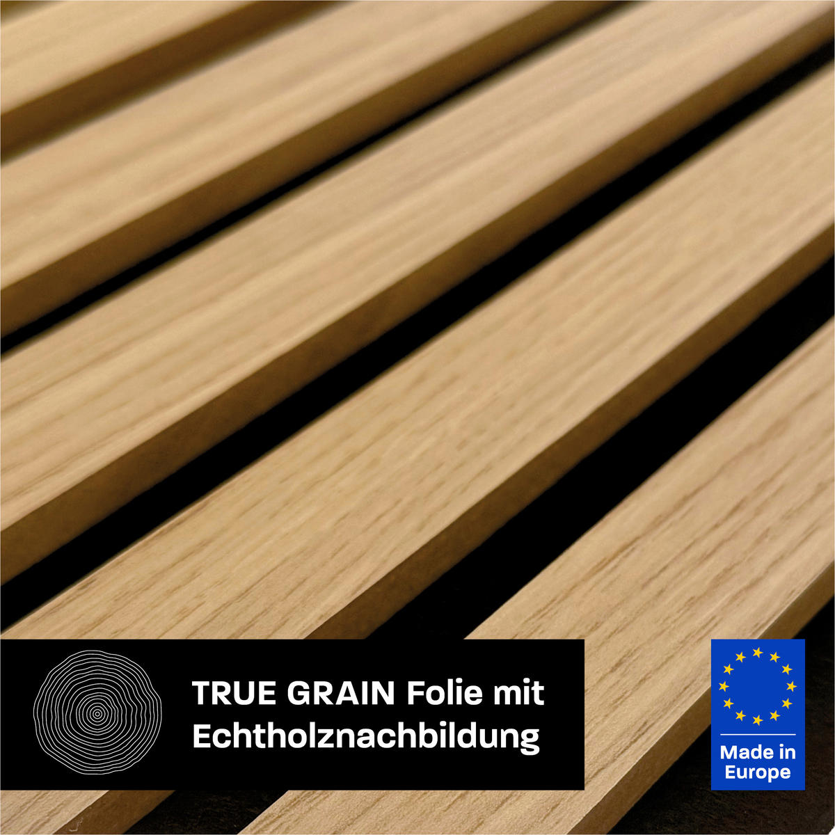 AKUSTIKPANEEL Economico Eichefarben {item.attr('912-5560),[ ]}120/38/1,65 cm  - Eichefarben, Basics, Holzwerkstoff/Kunststoff (120/38/1,65cm)