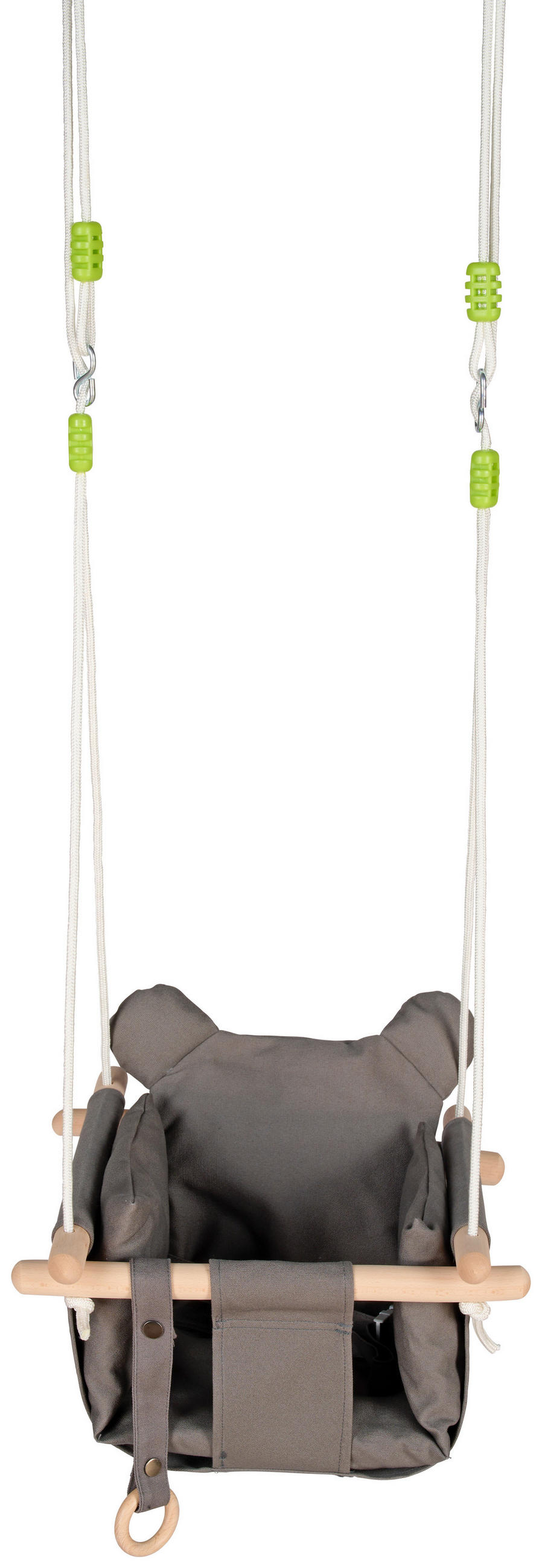 LJULJAČKA ZA BEBE  SWING  - siva, Trend, drvo/metal (40/40/25cm) - My Baby Lou