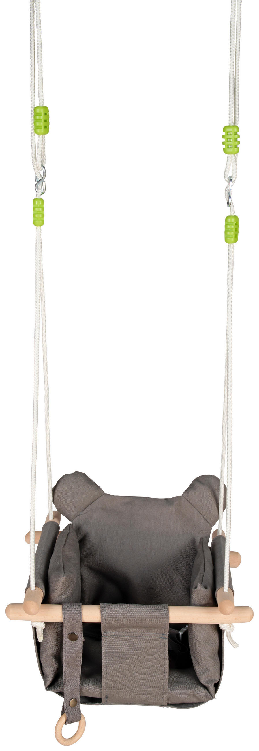 GUGALNICA ZA DOJENČKE - siva, Trend, kovina/umetna masa (40/40/25cm) - My Baby Lou