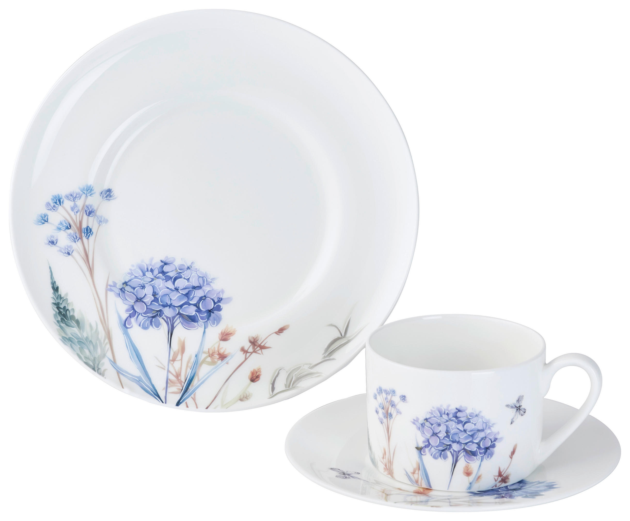KÁVOVÁ SOUPRAVA jemný kostní porcelán (fine bone china) keramika  - vícebarevná, Trend, keramika - Novel