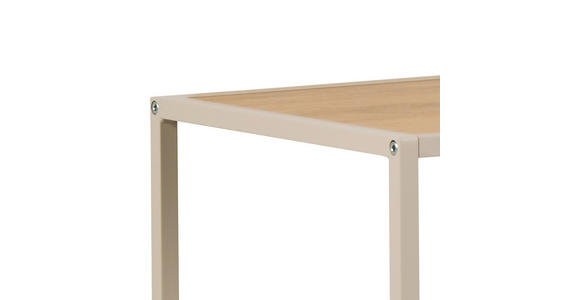 REGAL Grau, Eichefarben  - Eichefarben/Grau, MODERN, Holzwerkstoff/Metall (114/78/35cm) - Xora