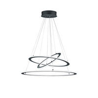 LED FÜGGESZTÉK - antracit, Design, fém (80,3/200cm)