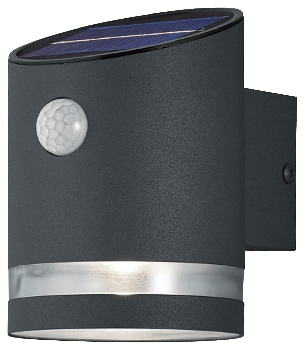 AUßENWANDLEUCHTE   - Anthrazit, Design, Metall (13/9/12cm)