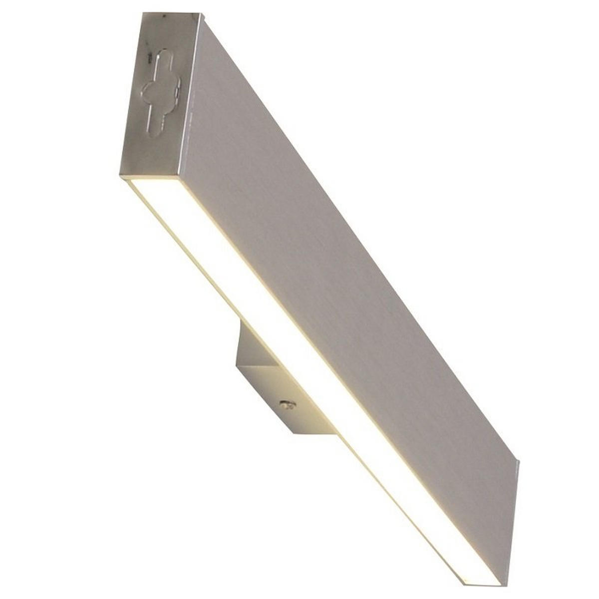 LED-WANDLEUCHTE 60/7/5 cm   - Chromfarben/Alufarben, Design, Kunststoff/Metall (60/7/5cm) - Näve