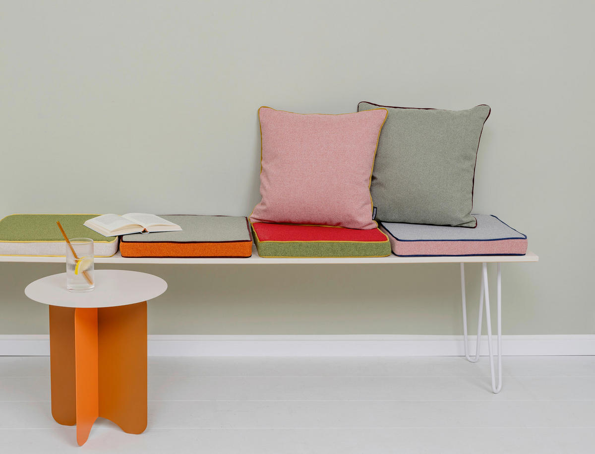 SITZKISSEN 40/40/5 cm  - Khaki/Beige, Basics, Textil (40/40/5cm)