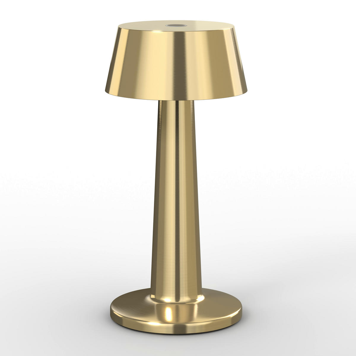 AKKU-TISCHLEUCHTE Aniara 11/22,1 cm  - Goldfarben, Basics, Metall (11/22,1cm) - Novel