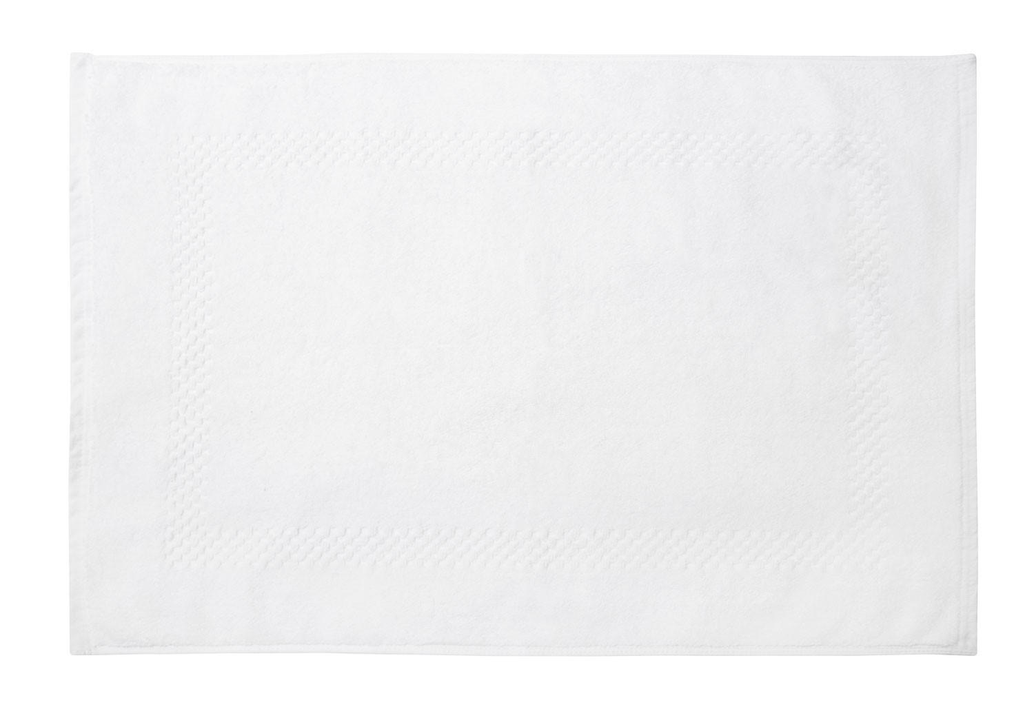 KUPAONSKI TEPIH bijela  CHECK  - bijela, Basics, tekstil (50/70cm) - Boxxx