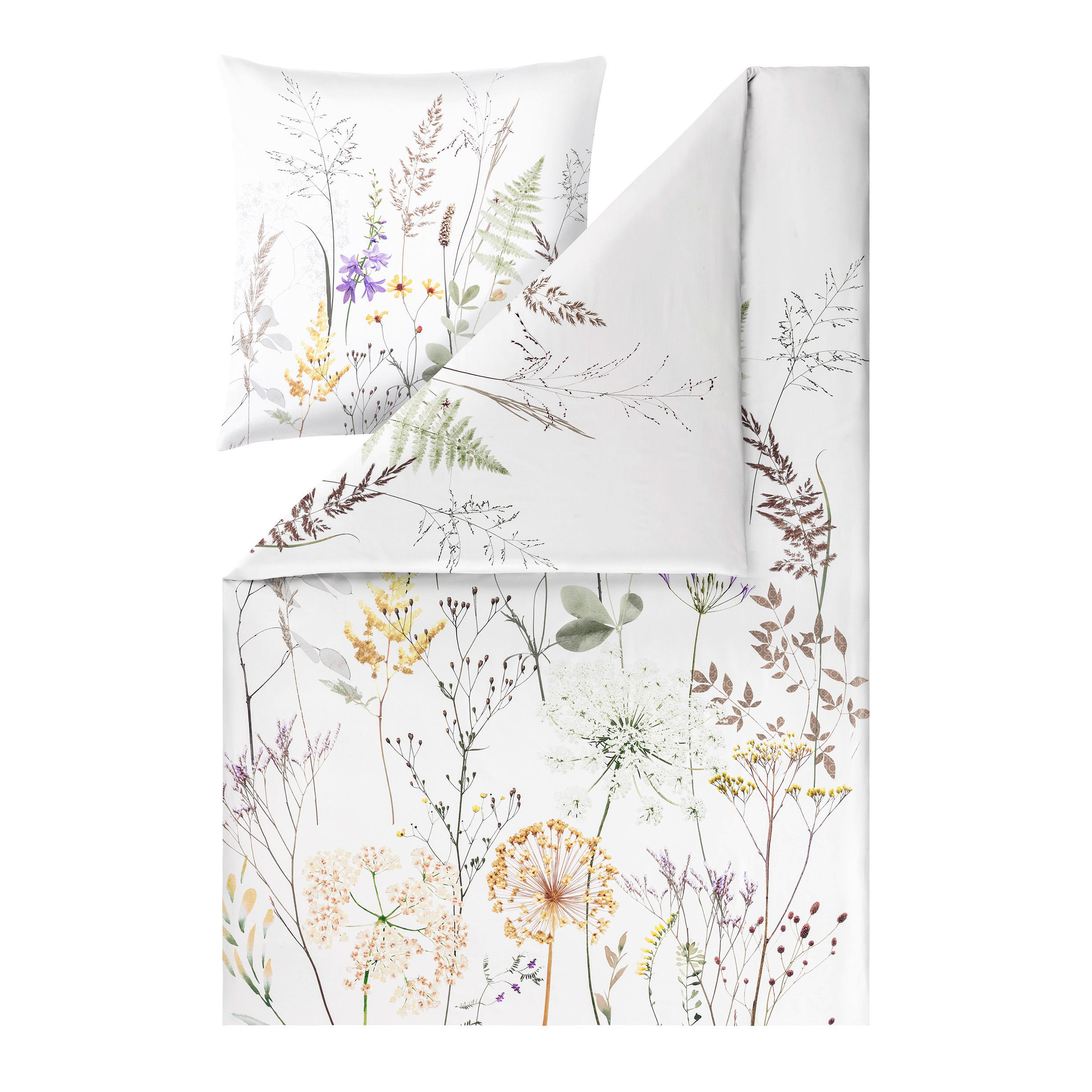 BETTWÄSCHE Natürlich Estella 155/220 cm  - Multicolor, Design, Textil (155/220cm) - Estella