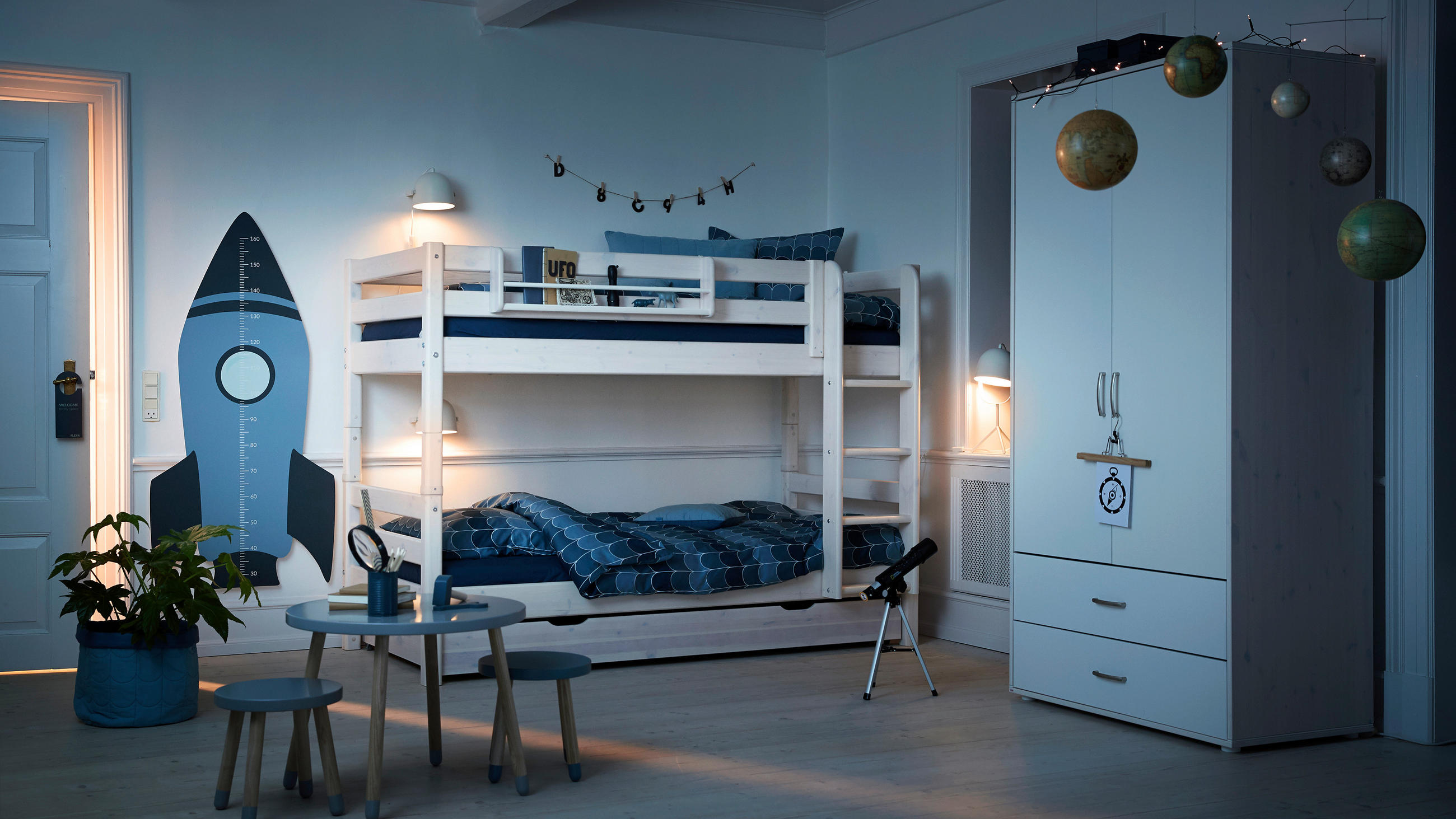 ETAGENBETT 90/200 cm Weiß  - Weiß, Basics, Holz (90/200cm) - Flexa