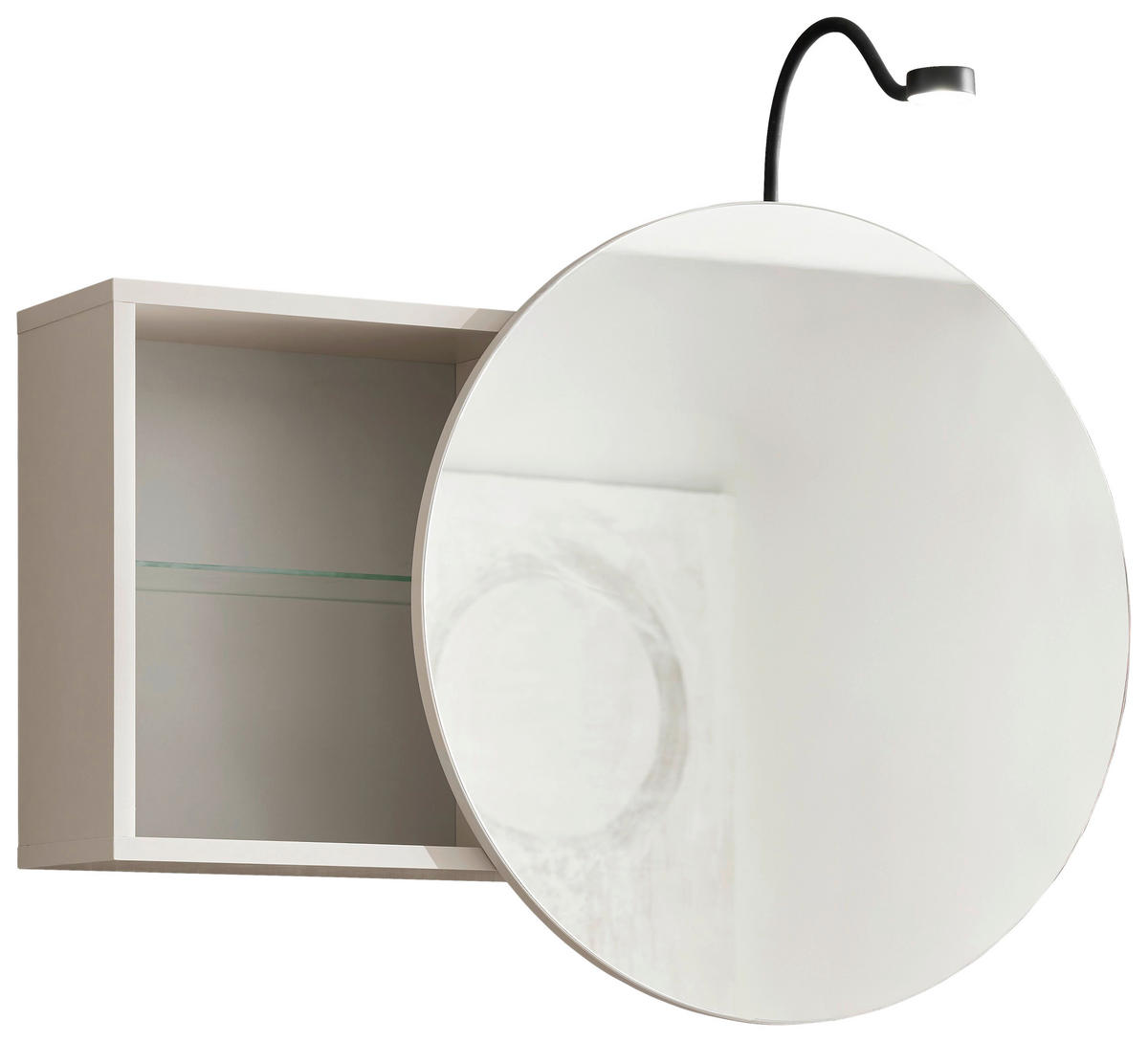 SPIEGELSCHRANK 80/60/20 cm  - Kaschmir, LIFESTYLE, Glas/Holzwerkstoff (80/60/20cm) - home24