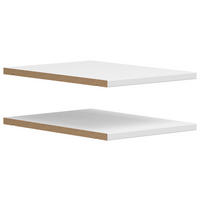 VKLÁDACÍ POLICE, bílá, 26,9/1,5/36 cm - bílá, Moderní, kompozitní dřevo (26,9/1,5/36cm) - Carryhome