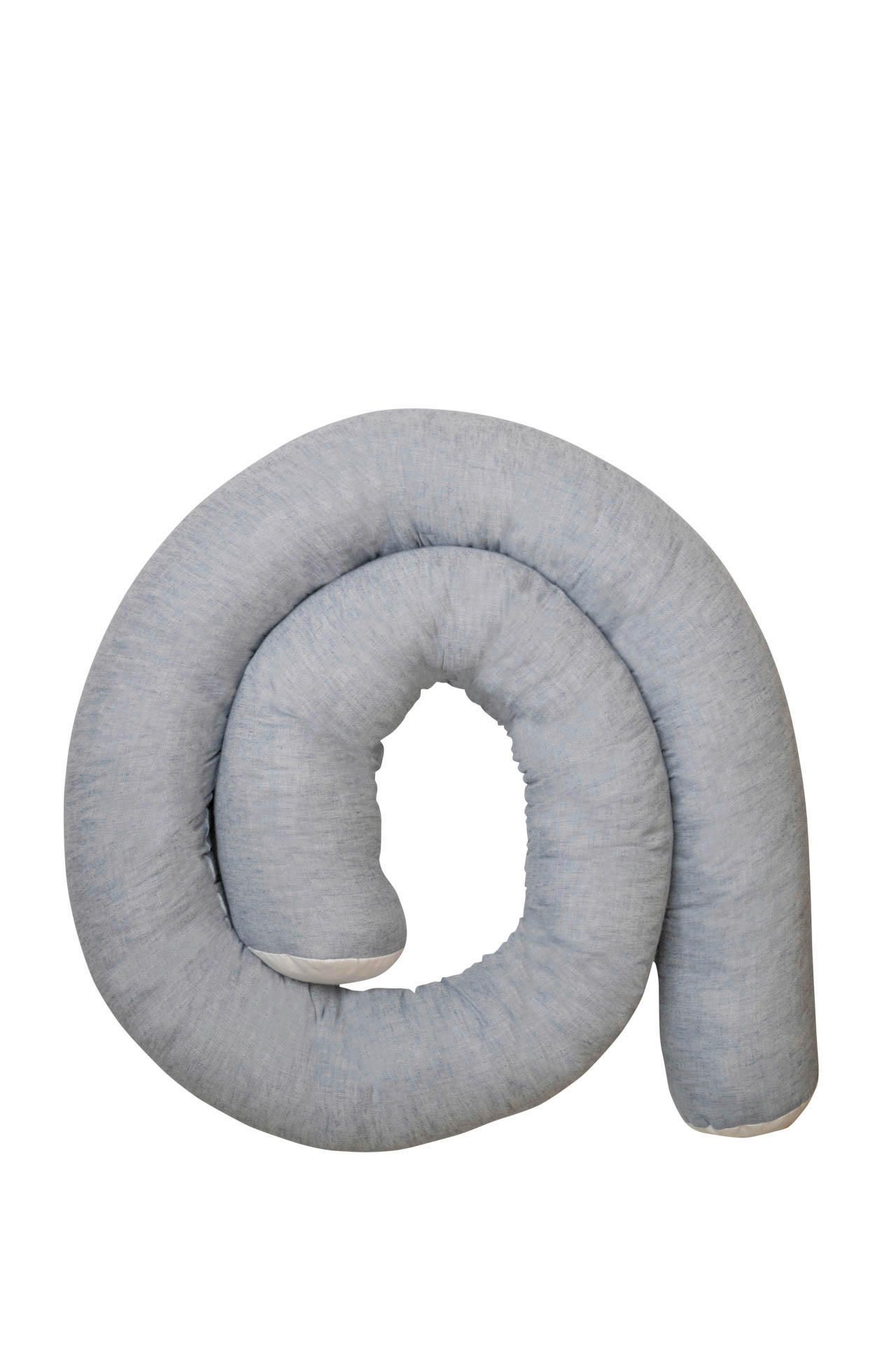 Bebe's Collection Nestchenschlange Prinz Pastellblau 210 cm