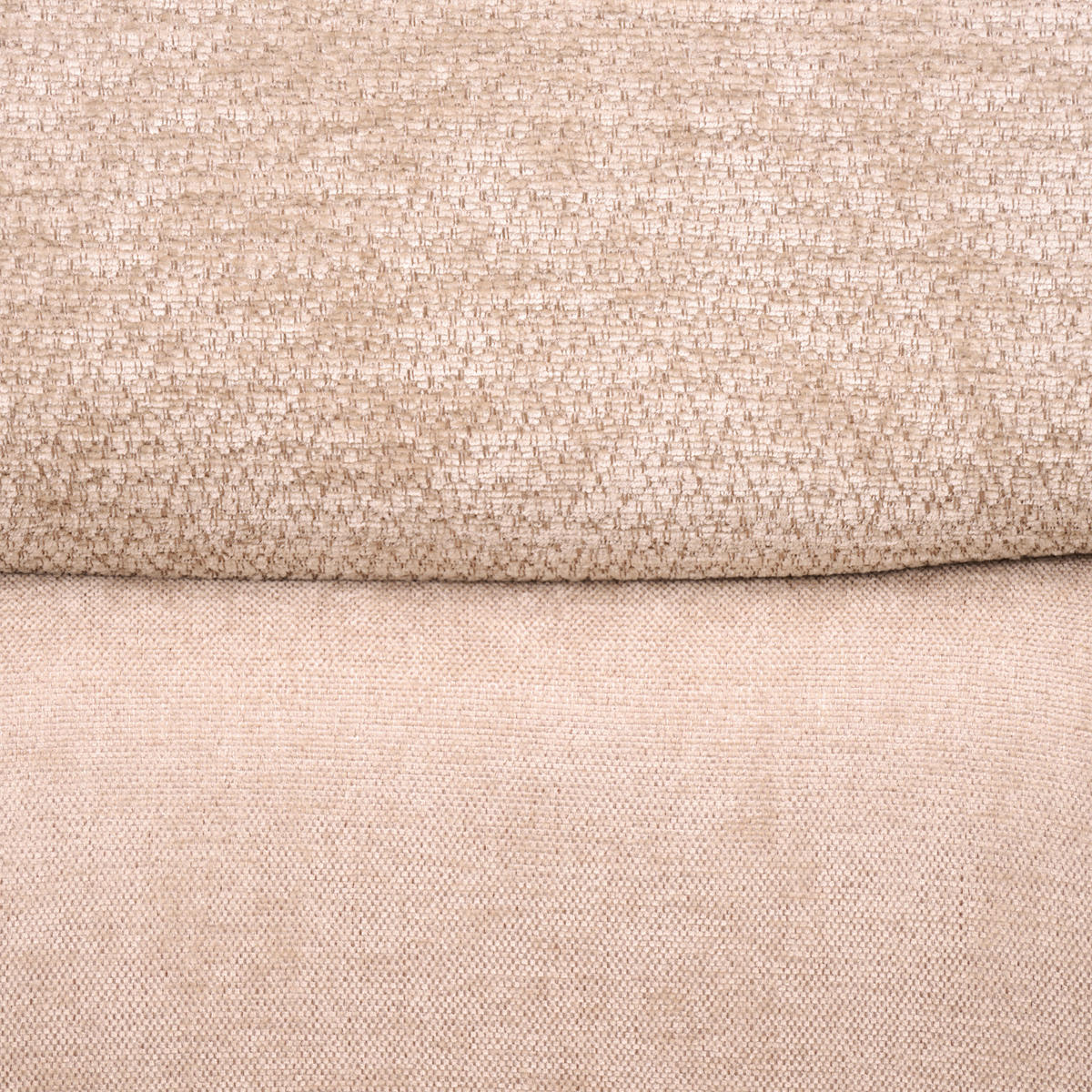 ARMLEHNSTUHL   Chenille  - Beige/Schwarz, Basics, Textil/Metall (60/86/55cm) - Livetastic