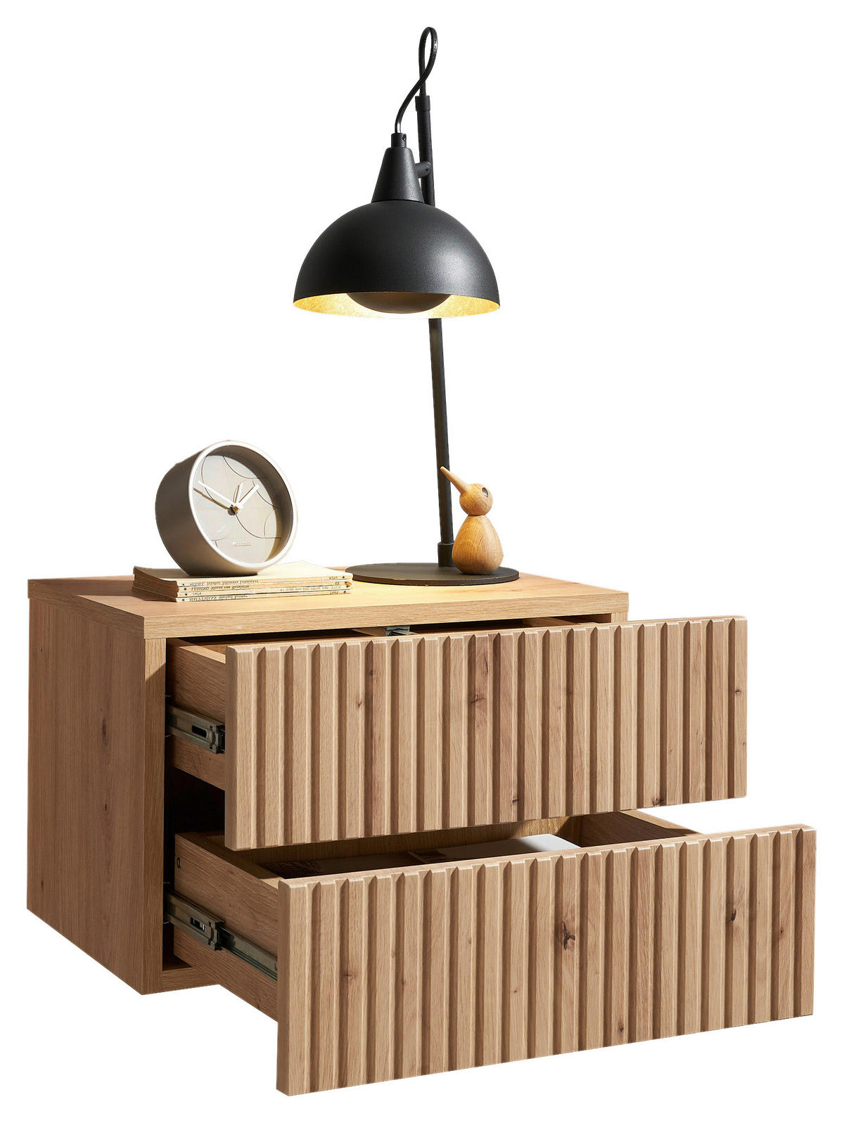 NACHTSCHRANK 42/28/30 cm  - Eiche Artisan, KONVENTIONELL, Holzwerkstoff (42/28/30cm) - Boxxx