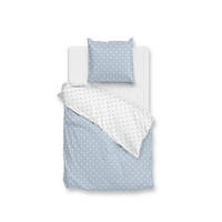 BETTWÄSCHE 2-teilig Punta-di-Cotone Renforcé 135/200 cm  - Blau, Basics, Textil (135/200cm)