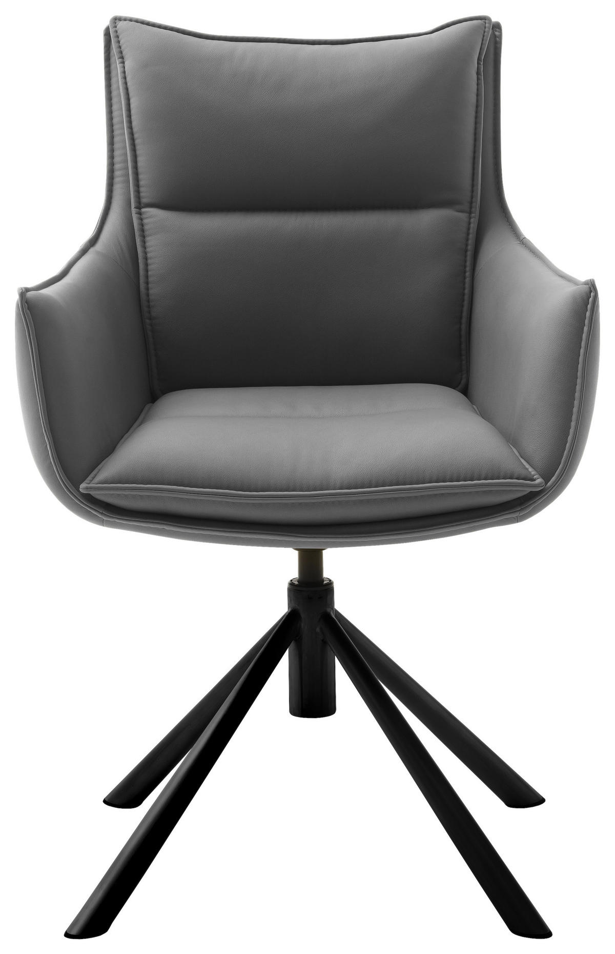 STOLICA SA RUKONASLONOM  antracit, crna       - crna/antracit, Dizajnerski, metal/tekstil (60/90/65cm) - Novel