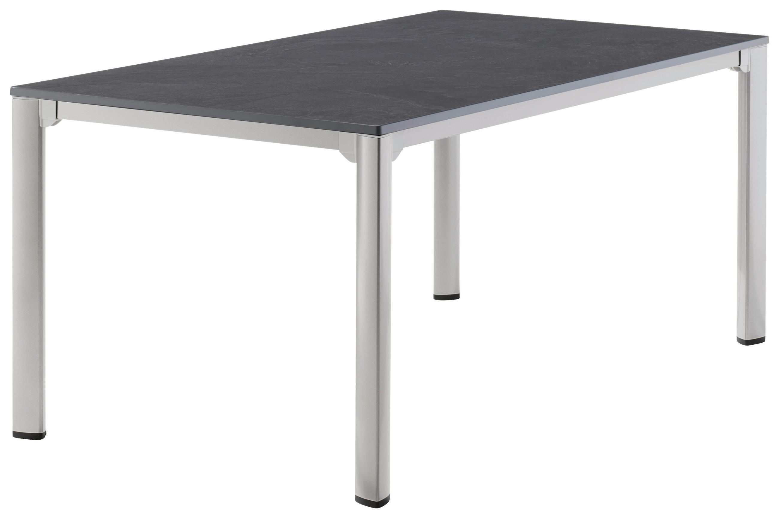 GARTENTISCH 165/95/74 cm Metall rechteckig  - Anthrazit/Graphitfarben, Basics, Kunststoff/Metall (165/95/74cm) - Sieger