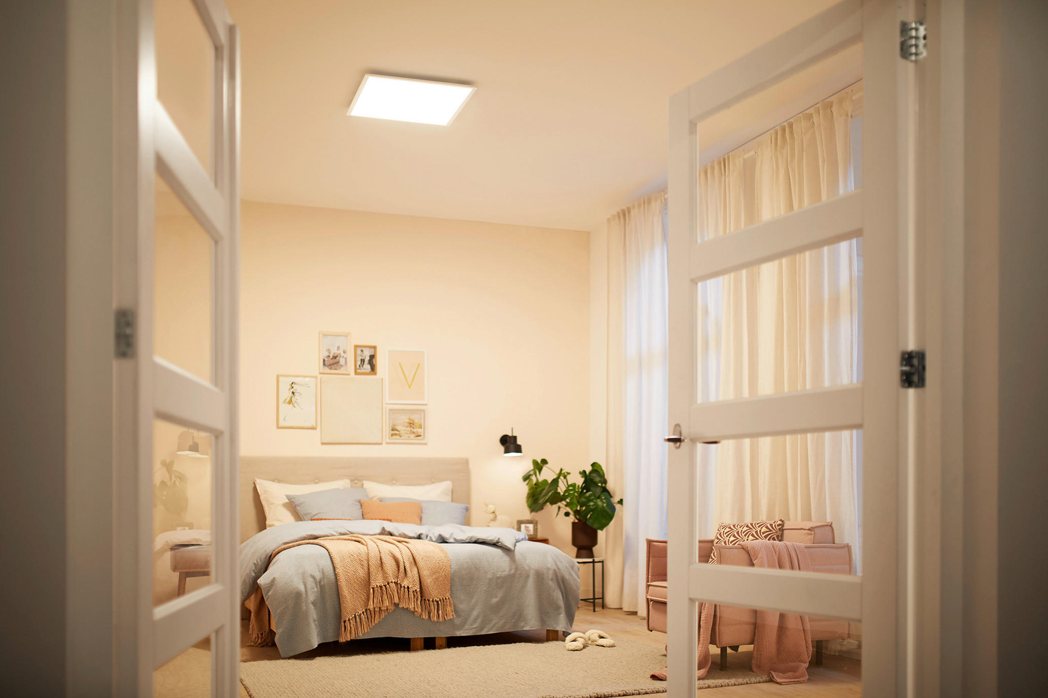 LED-DECKENLEUCHTE   - Weiß, KONVENTIONELL, Kunststoff (60/4,2/60cm) - Philips