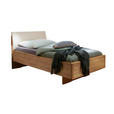 BETT 100/200 cm in Eichefarben, Champagner - Champagner/Eichefarben, KONVENTIONELL, Holz/Holzwerkstoff (100/200cm) - Venda