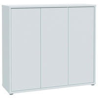 Dulap Pentru Pantofi 109,2/99,1/34,9 cm  - gri deschis/gri, Modern, material pe bază de lemn (109,2/99,1/34,9cm) - Modern Living