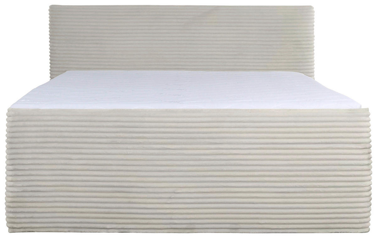 BOXSPRINGBETT 180/200 cm  in Beige  - Beige, MODERN, Textil (180/200cm) - MID.YOU