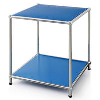 STANDREGAL Blau  - Blau, Basics, Metall (40/46/40cm) - Floordirekt