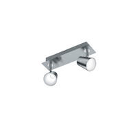 LED-DECKENSTRAHLER   - Chromfarben/Nickelfarben, Design, Kunststoff/Metall (9,5/28,5/16,0cm) - Trio Leuchten