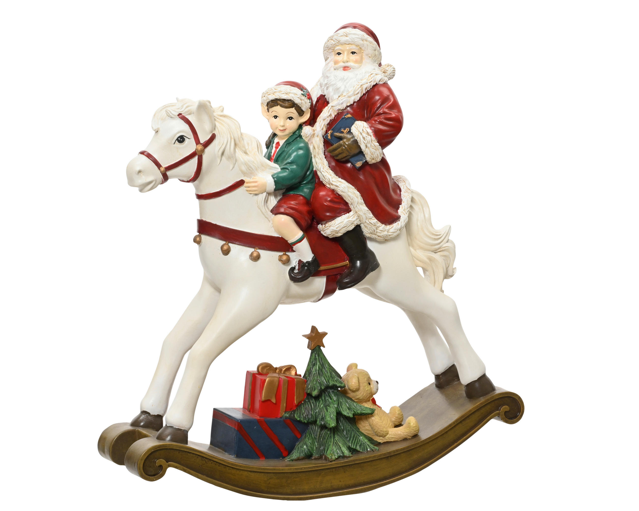 WEIHNACHTSMANN - Rot, Basics, Kunststoff (32.4/10/34.6cm)