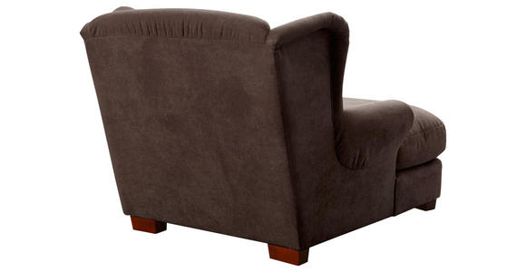 XXL-SESSEL - Dunkelbraun, ROMANTIK / LANDHAUS, Holz/Textil (120/101/142cm) - Cantus