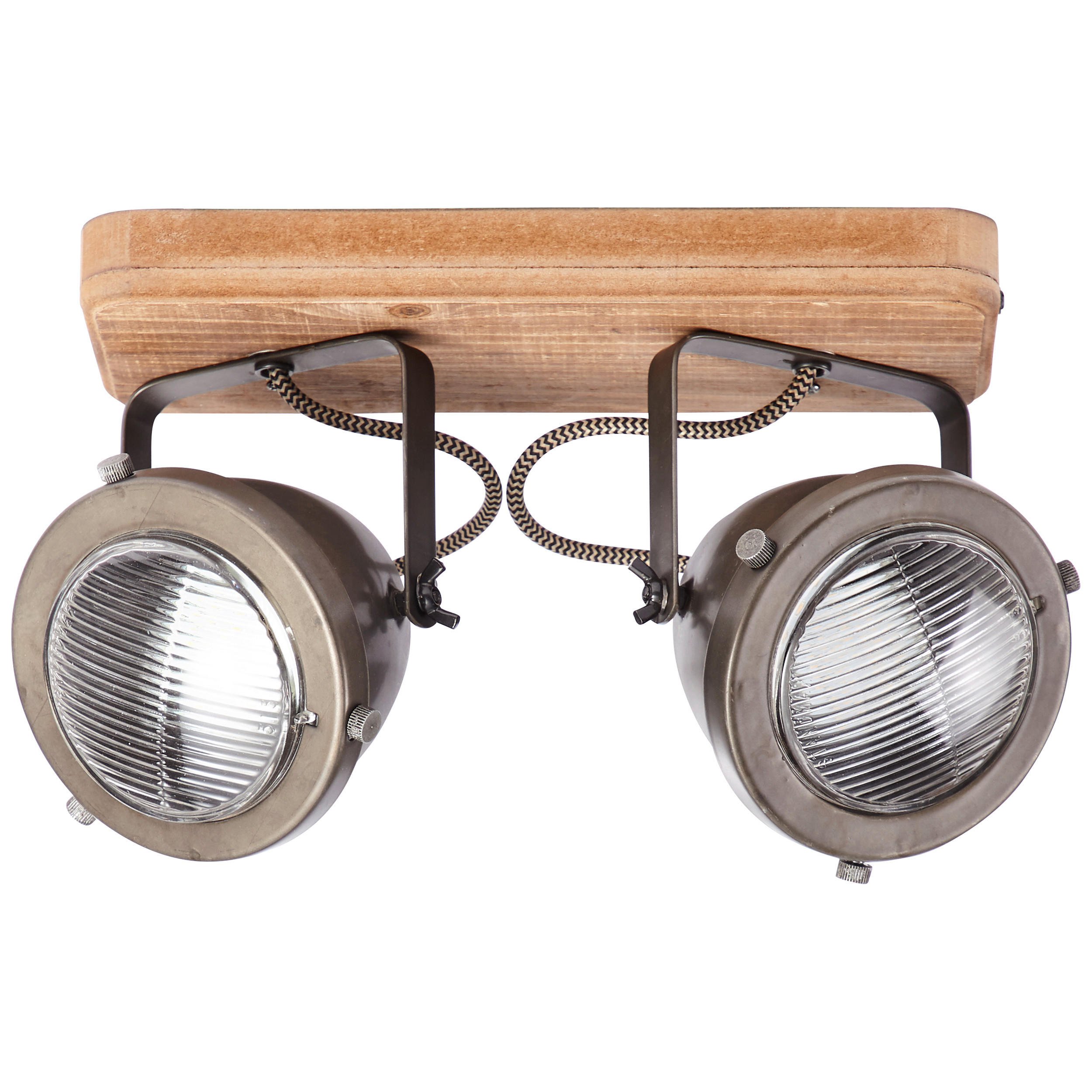 STRAHLER - Braun, Design, Holz/Metall (27/11,5/18cm)