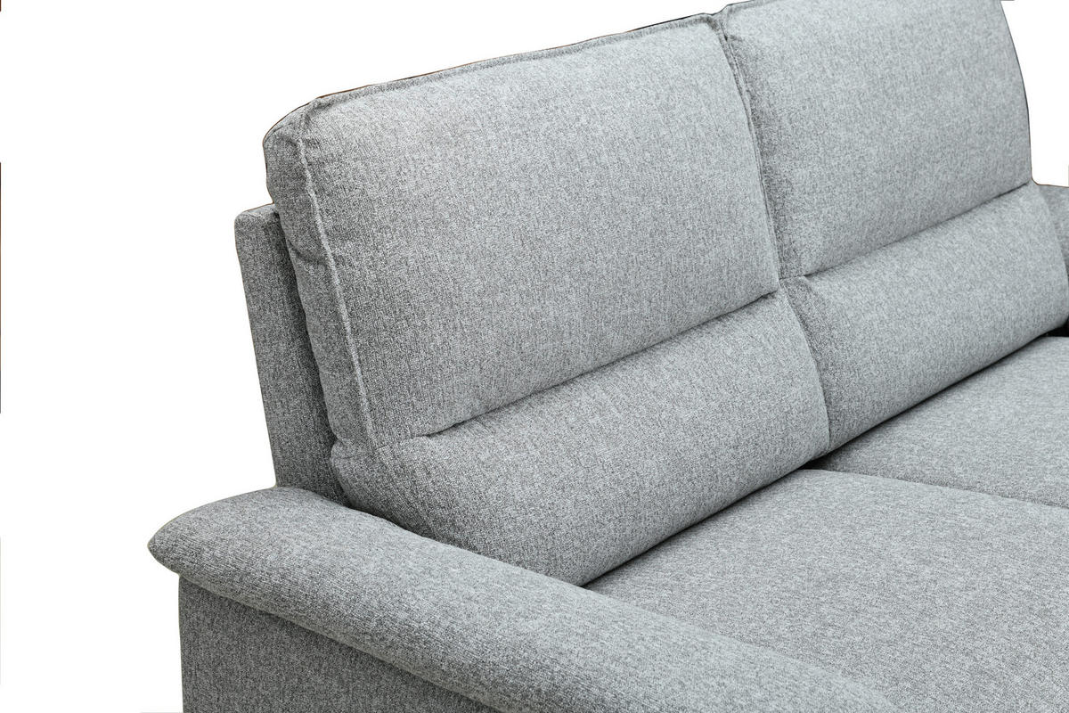 2-SITS SOFFA i textil grå  - svart/grå, Design, metall/textil (193/97/93cm) - P & B