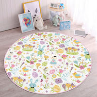 KINDERTEPPICH 150/150 cm Multicolor rund  - Multicolor, Basics, Textil (150/150cm)