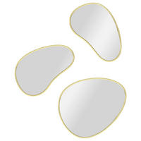 SPIEGELSET 25/30/1 cm    in  - Messingfarben, Design, Glas/Kunststoff (25/30/1cm) - Umbra