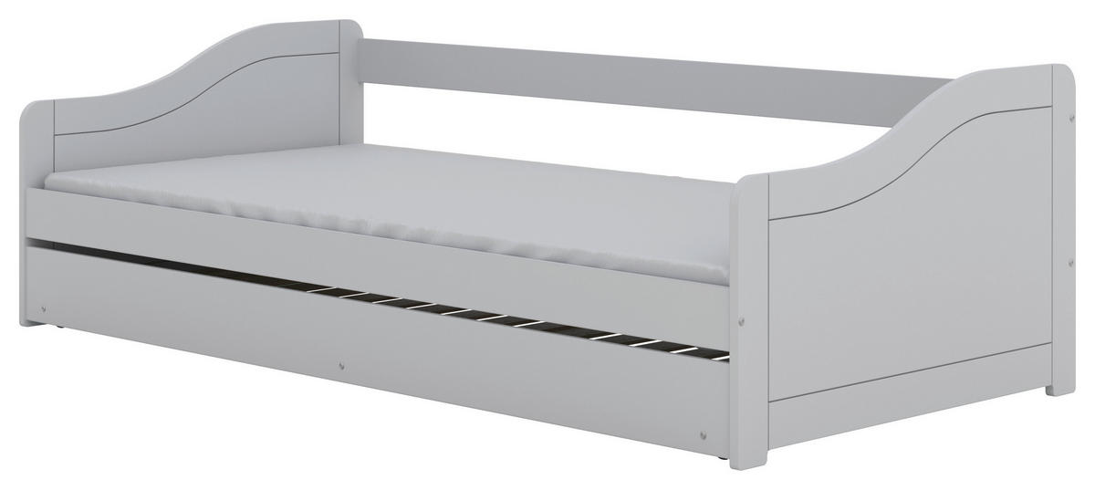 KINDER-/JUNIORBETT 90/200 cm  in Weiß  - Birkefarben/Weiß, MODERN, Holz/Holzwerkstoff (90/200cm) - MID.YOU