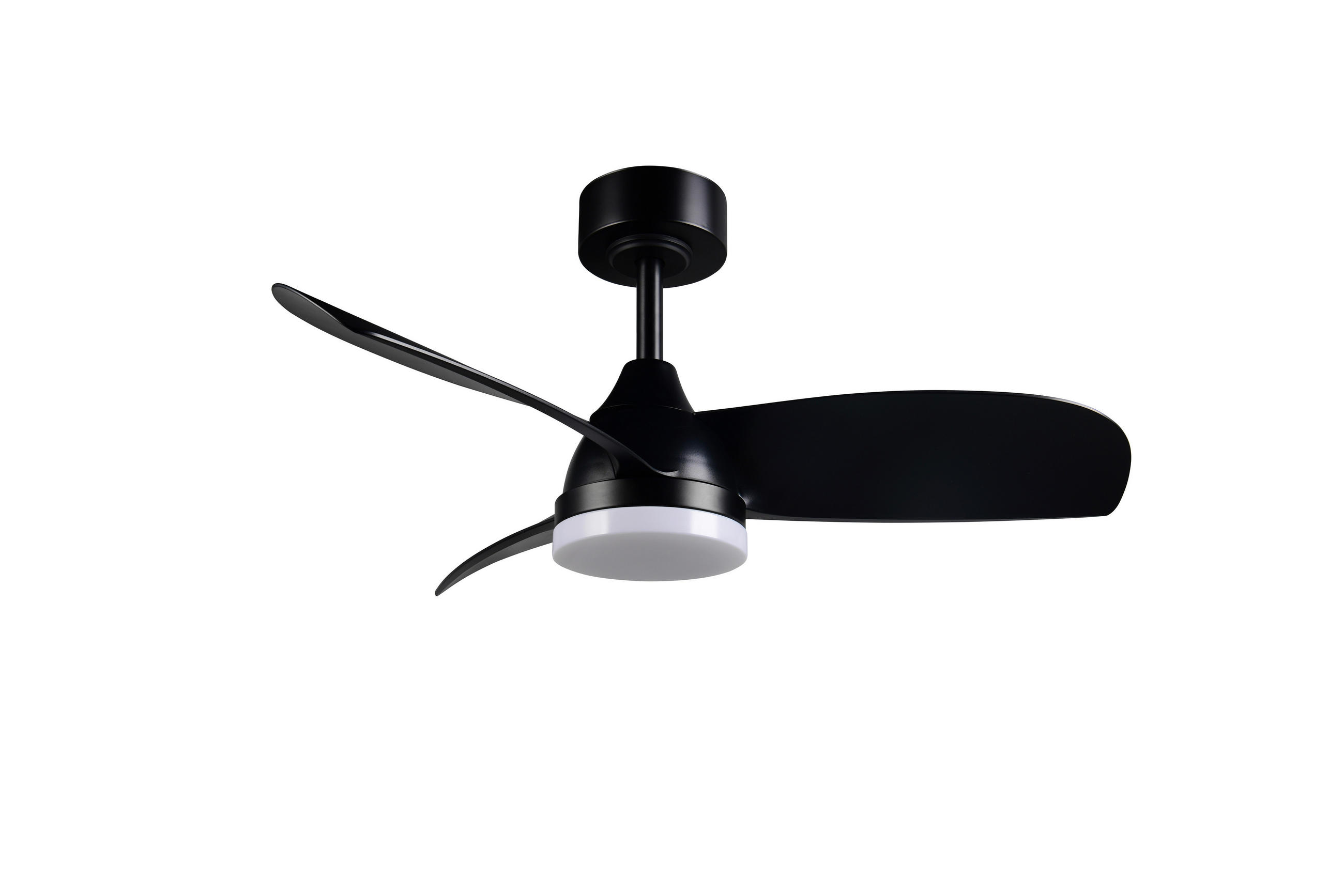 STROPNÍ VENTILÁTOR, 90,0/32,5-40,0 cm  - černá, Konvenční, kov (90,0/32,5-40,0cm)