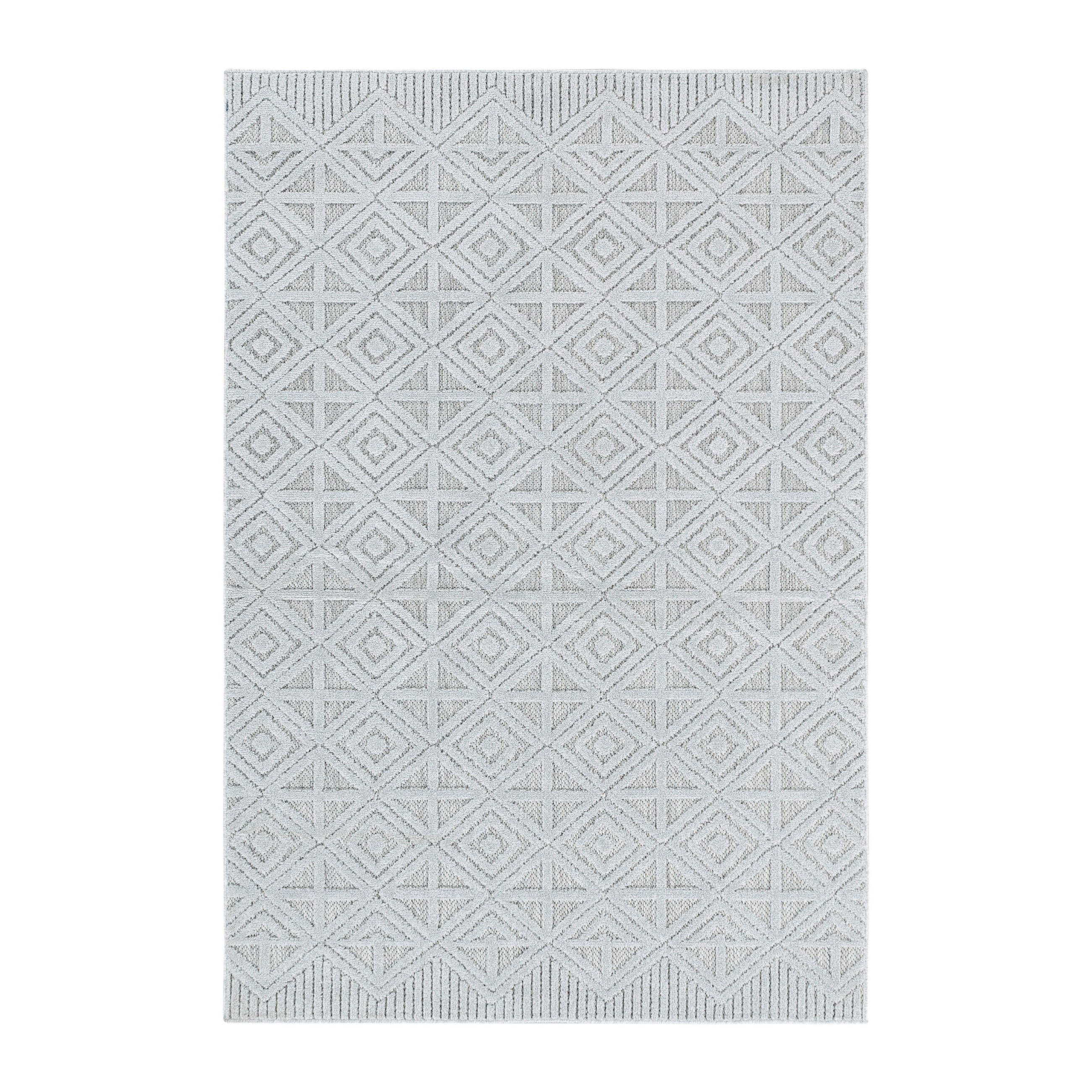 FLATVÄVD MATTA 140/200 cm Bahama  - grå, Design, textil (140/200cm) - Novel