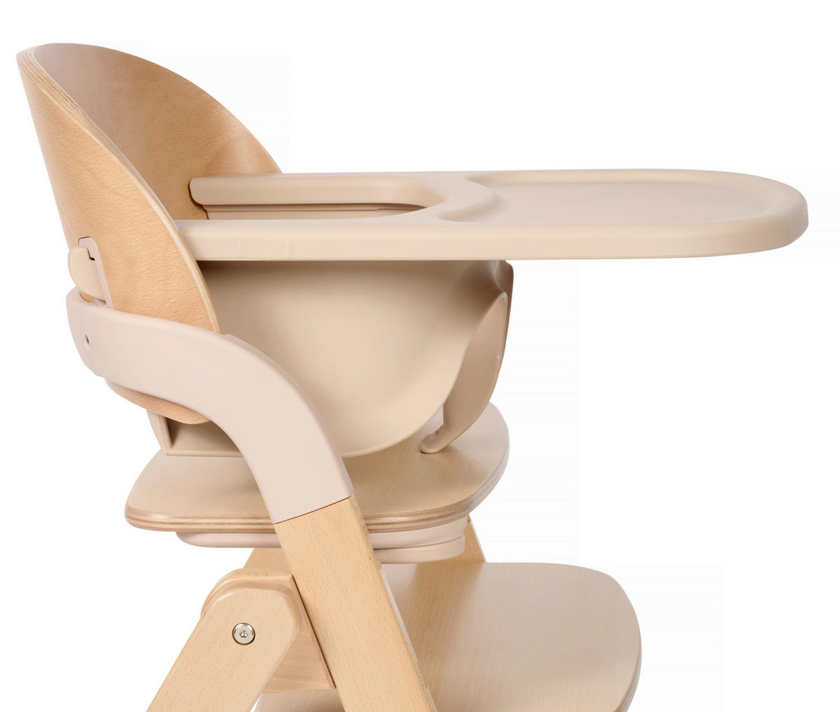 HOCHSTUHL-SET  - Beige, Basics, Holz/Holzwerkstoff (65,5/51/85cm) - Jimmylee