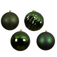 CHRISTBAUMKUGEL-SET  - Basics (14,00/14,00/14,00cm)